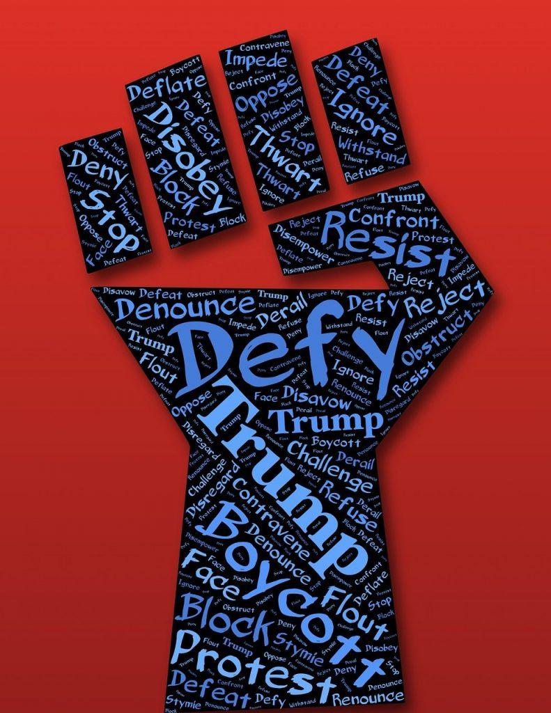 defiance, fist, resist