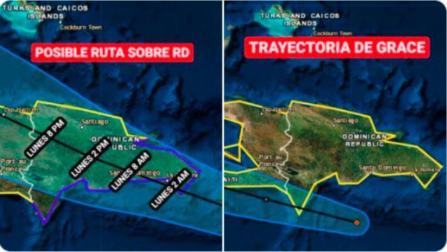 Tormenta Grace se degrada